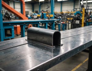 Гнутая деталь сложной формы из металла