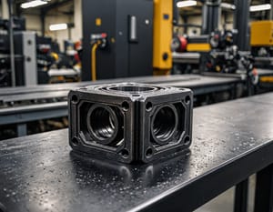 Пример детали, изготовленной при помощи 3Д печати из металла