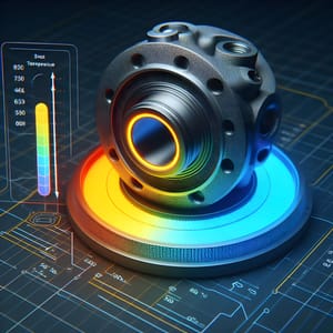 Результат моделирования распределения тока при цинковании детали сложной формы